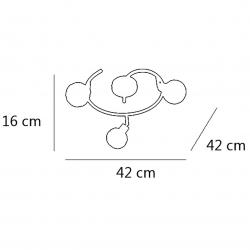 REDONDO 3L ROLO CROMO 3 X 40W G-9 - Imagen 3