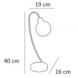 PORTATIL ROLO CUERO 1 X 40W G-9 - Imagen 2