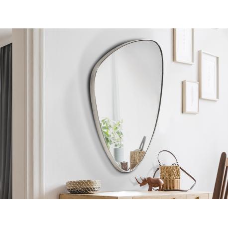 ESPEJO ·ORIO·TRIANG. 84X55 PLATA - Imagen 1