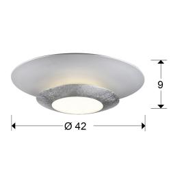 PLAFON LED ·HOLE· PLATA Ø42 - Imagen 3