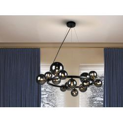 LAMPARA 14L ·ASTROS· NEGRO - Imagen 1