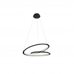LAMPARA ·LOOPING· NEGRO Ø60 - Imagen 1