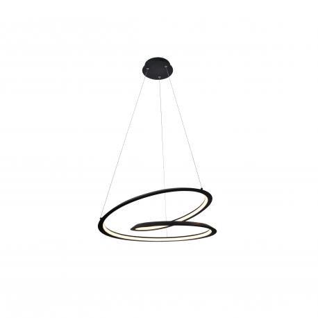 LAMPARA ·LOOPING· NEGRO Ø60 - Imagen 1