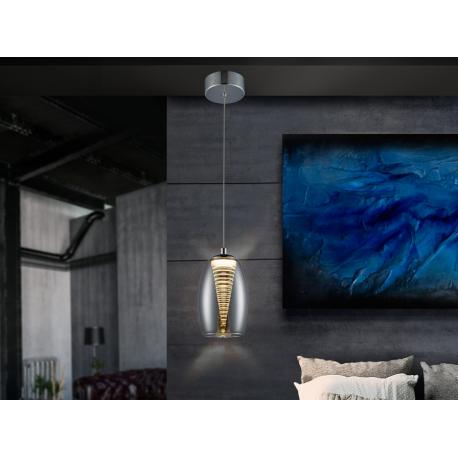 LAMPARA·NEBULA· 1L LED CROMO - Imagen 1