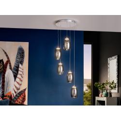 LAMPARA·NEBULA· 5L LED CROMO - Imagen 1