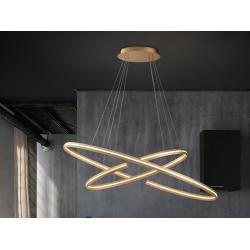 LAMPARA GRANDE·ELIPSE· ORO DIM - Imagen 1