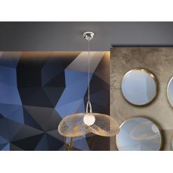 LAMPARA 1L ·FORMA· CROMO/ORO - Imagen 2