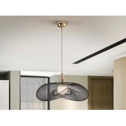 LAMPARA 1L ·FORMA·ORO/NEGRO - Imagen 1