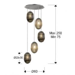 LAMP. 5L·OVILA·SMOKE, COÑAC - Imagen 3