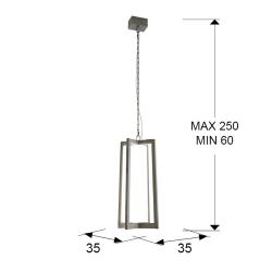 LAMPARA ·KUMA· INOX.LED - Imagen 3