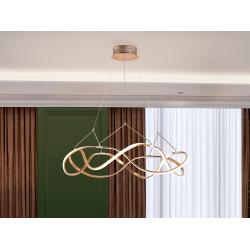 LAMP. LED ·MOLLY· 80Ø ORO ROSA DIM - Imagen 1
