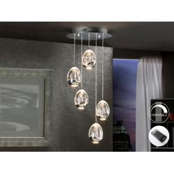 LAMP.LED·ROCIO·CROMO 5LDIMABLE - Imagen 1
