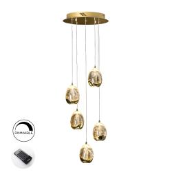LAMP.LED ·ROCIO·ORO 5L DIMABLE - Imagen 2