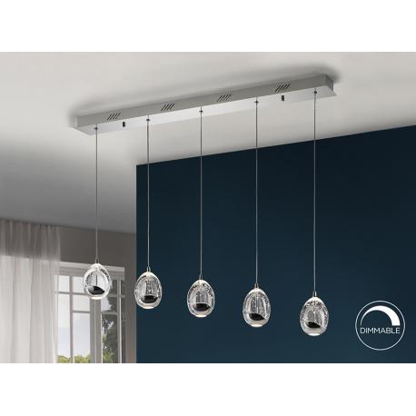 LAMPARA ·ROCIO· 5 LED CROMO - Imagen 1