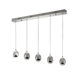 LAMPARA ·ROCIO· 5 LED CROMO - Imagen 2