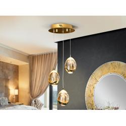 LAMPARA Ø25 ·ROCIO· 3LED ORO - Imagen 1