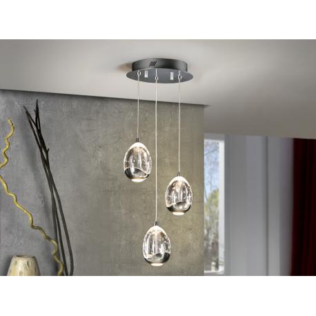 LAMPARA Ø25 ·ROCIO·3LED CROMO - Imagen 1