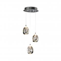 LAMPARA Ø25 ·ROCIO·3LED CROMO - Imagen 2