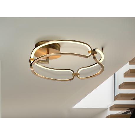 PLAFON LED·COLETTE· Ø47 ORO ROSA - Imagen 1