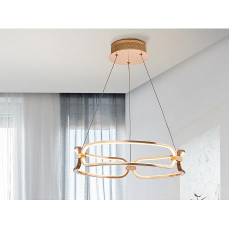 LAMPARA LED·COLETTE· Ø47 ORO ROSA - Imagen 1