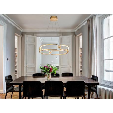 LÁMPARA LED ·COLETTE· 60Ø ORO ROSA - Imagen 1