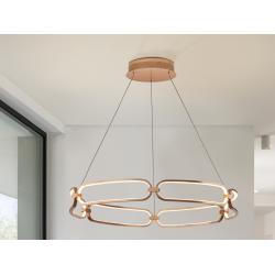 LAMP. LED·COLETTE· Ø80 ORO ROSA DIM - Imagen 1