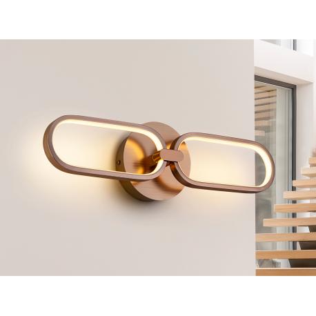 APLIQUE 2L LED·COLETTE· ORO ROSA - Imagen 1