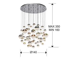LAMP ·SPHERE· Ø140 55L DIMABLE - Imagen 3