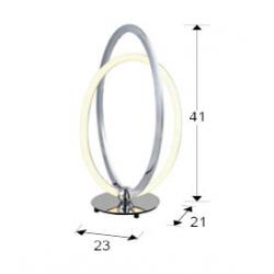 SOBREMESA LED ·OCELLIS·CROMO - Imagen 3