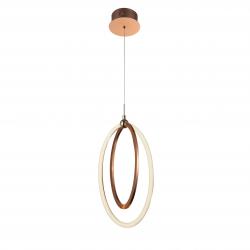 LAMPARA LED ·OCELLIS·22Ø ORO ROSA - Imagen 2