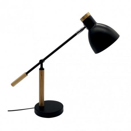 Flexo Biel 1xe27 Negro/haya 48x15x50 Cm Orientable 360º Y Articulable - Imagen 1
