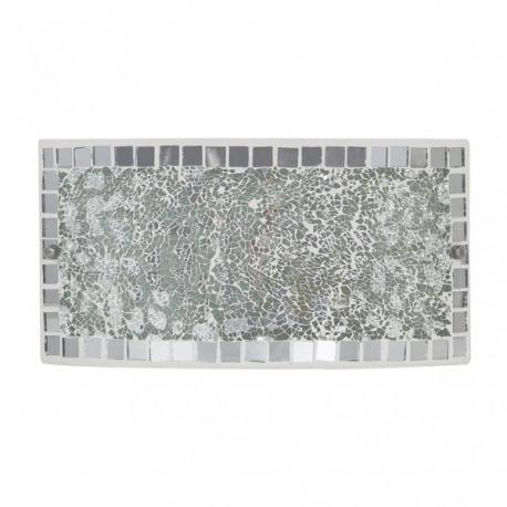 Aplique Rectang. Tenor 1xe27 Cromo Mosaico 17x32,5x6 Cm - Imagen 1