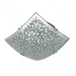 Plafon Cuadrado Tenor 3xe27 Cromo Mosaico 10x40x40 Cm - Imagen 2