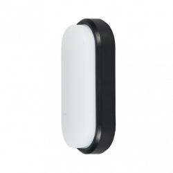 Aplique 12w 6400k Yucatan Oval Ip65 Negro 19,8x9,8x5,5cm 1140lm - Imagen 1