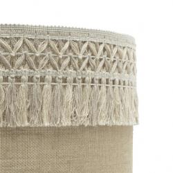 Pie Salon Ekaterina 1xe27 Blanco/saco 164x40x40 Cm Con Pasamaneria