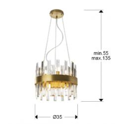 GRACE- LAMPARA 10L ORO