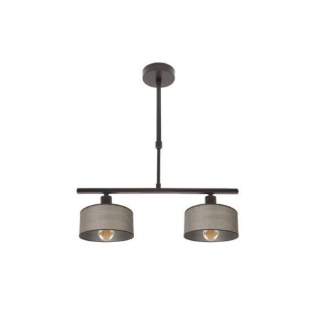 Lampara Gilda 2xe14 Marron Regx43x14 Cm