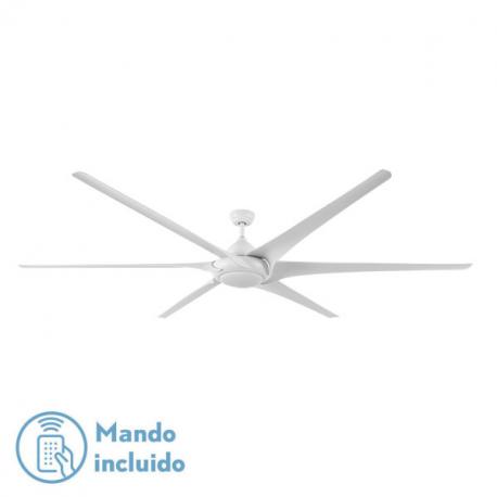 Ventilador 30w Dc Moncayo Blanco 6 Aspas 6 Velocidades 254d C/remoto Memoria 3Temperaturas 2850lm