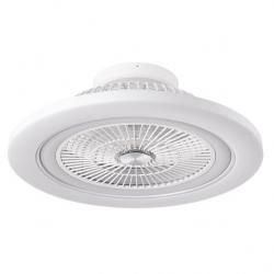 Ventilador DC Natalia 72w Saco-blanco 60d 5 Aspas 6 Veloc. 3 Colores 6120lm Remoto,memoria,temporizador,reg.Intensidad