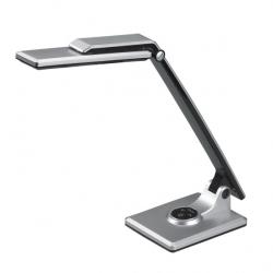 Flexo Vinchi Plata/negro 9w 630lm 4500k Tactil Regulable Intensidad Articulable 41,9x23x27,6 Cm