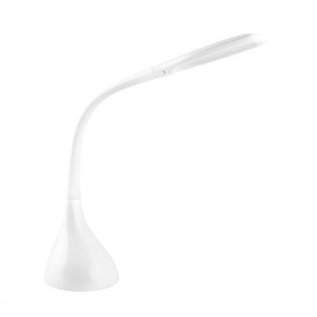 Flexo Rilke Blanc 8w 595lm 5000k Reg.intens.tactil Flexible Orientable 45x13,5x33 Cm