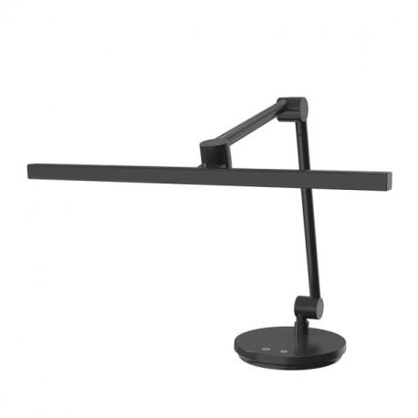 Flexo Borges Negro 10w 900lm 3000-4000-6500k Reg.Intensidad Articulable Orientable Tactil Regx48x18,4 Cm