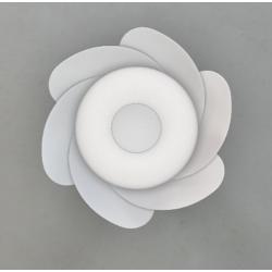 FLOWERS Plafón LED 24W Ventilador 25W