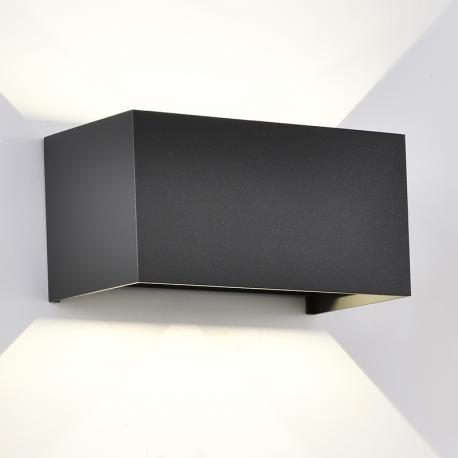 DAVOS APLIQUE EXTERIOR LED* 4*6W 2700K DIM GRIS OSCURO