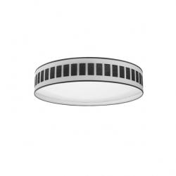 Plafon 96w Ivanna Blanco-madera Negra 7488lm 3000k,4000k,6500k 14x60x60 Cm