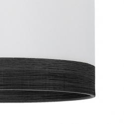 Plafon 72w Olga Blanco/mad.negra 5616lm 14x50x50 Cm 3000-4000-6500k