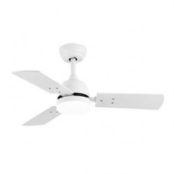 Ventilad Dc Portico 20w Blanco 3aspas Blanco/haya 6vel. 3000k,4000k,6500k 2350lm Remoto, Memoria, Temporizador 91,4d