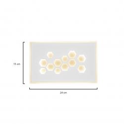 APLIQUE LED DEMBE BLANCO LED 20W 1900LM 3000K