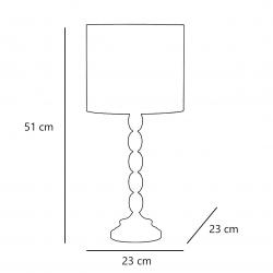 PORTATIL BRERA CUERO 1 X 60W E-27