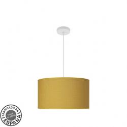 Colgante Moda 2xe27 Blanco/amarillo Regx40x40cm C/difusor